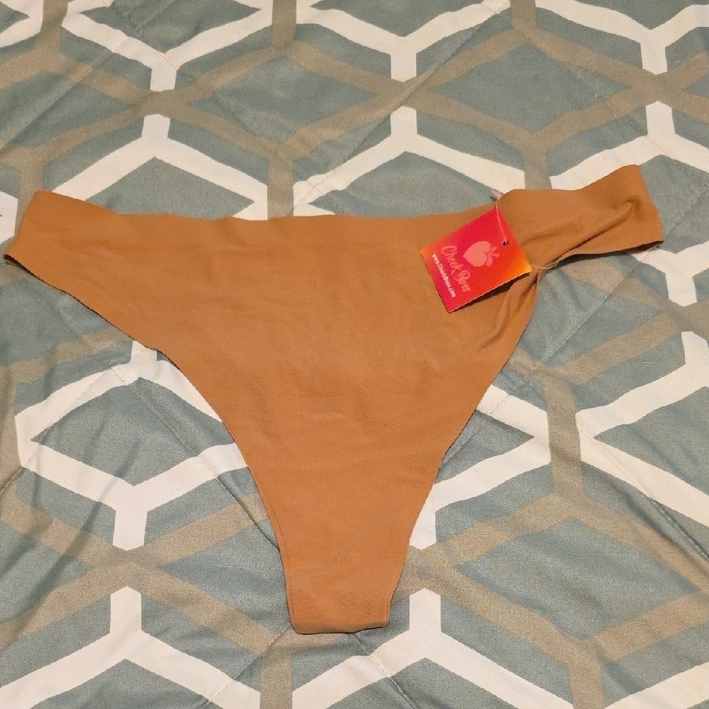 Cheek Boss Tan Thong Panties